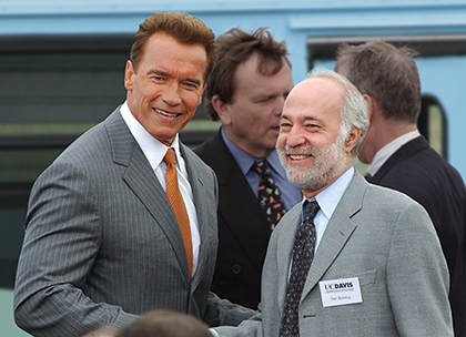 Photo: Arnold Schwarzenegger and Daniel Sperling