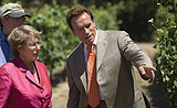 Photo: Chilean President Michele Bachelet with Governor Arnold Schwarzenegger
