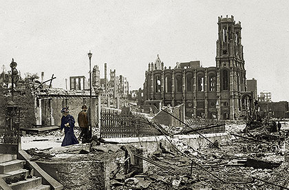 Photo: San Francisco after the earthquake in 1906